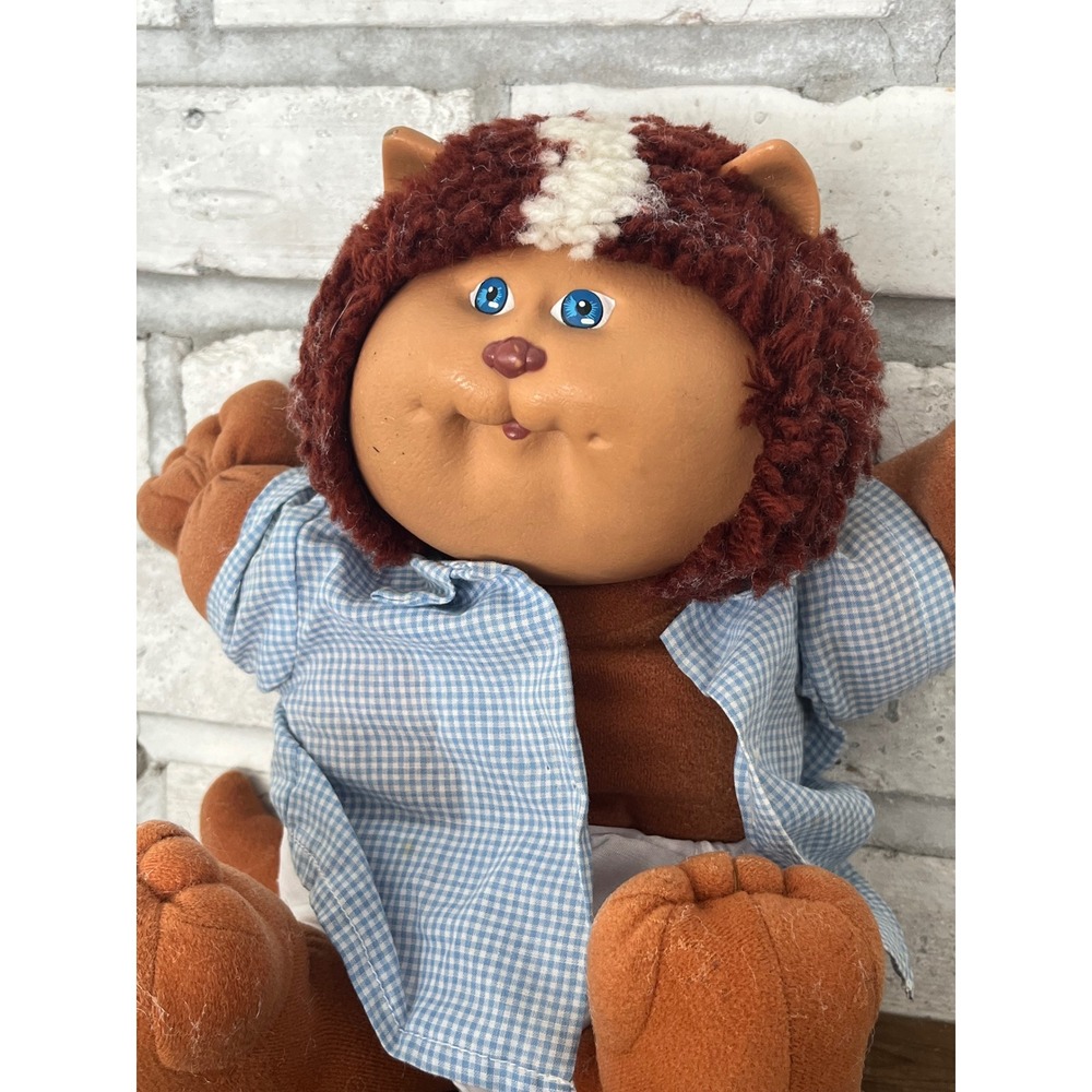 Vintage Cabbage Patch Kids Koosa Kitty Zachary Lion‎ Doll